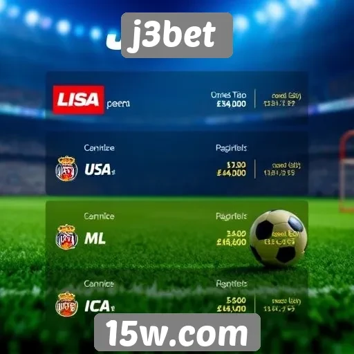 Opções de pagamento disponíveis na j3bet